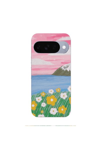 Other Google Pixel 10 Sun and Flowers Transparent Silicone TPU Θήκη