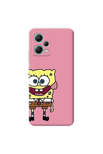 Other Xiaomi Redmi Note 12 Pro 5G Spong 2 Pink Colored Silicone TPU Θήκη