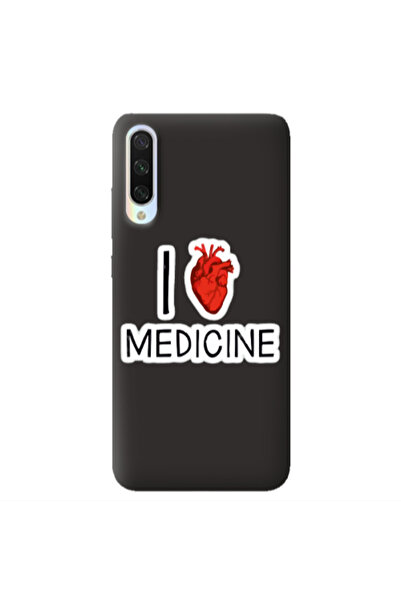 Other Xiaomi Mi 9 Lite I Love Medicin Black Colored Silicone TPU Θήκη