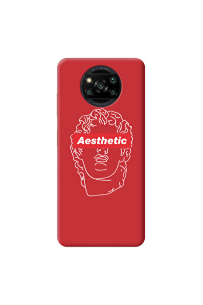 Other Xiaomi Poco X3 Pro Aesthetic Red Colored Silicone TPU Θήκη