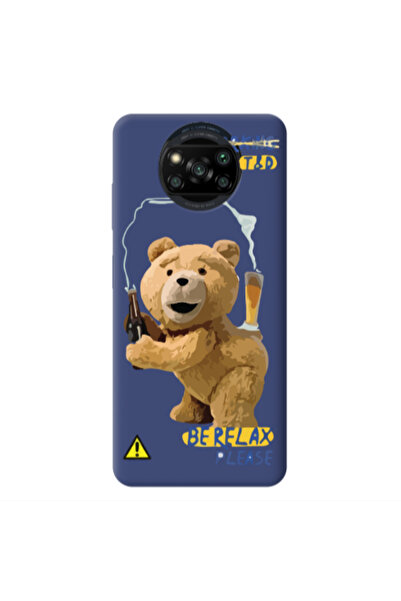 Other Xiaomi Poco X3 /X3 Pro Be Relax Dark blue Colored Silicone TPU Θήκη