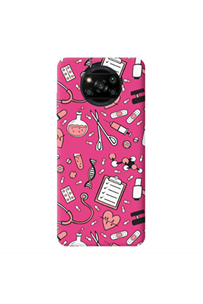 Other Xiaomi Poco X3 /X3 Pro Laboratory Fuchsia Colored Silicone TPU Θήκη