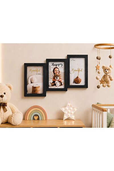 s elsa home 3lü Yapışık Ahşap Duvar Çerçevesi – Poster ve Fotoğraf Çerçevesi ...