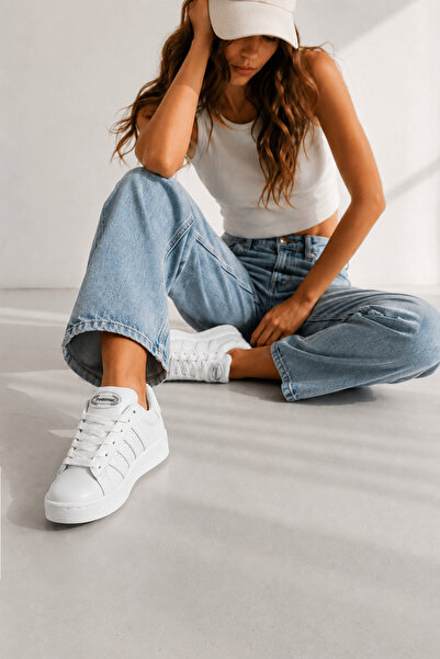 Freemax Dikişli Taban iç Tabanlık Garantili Sneaker Spor Ayakkabı Cmp88 Beyaz