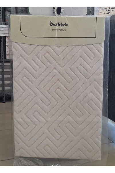 Özdilek 2-Piece Bath Mat Set - Toilet Seat Set Cotton Silva