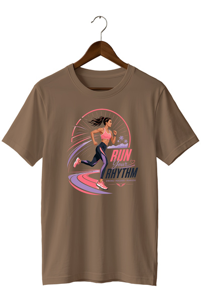 WİDİ Runner Printed Training T-Shirt Sports T-Shirt