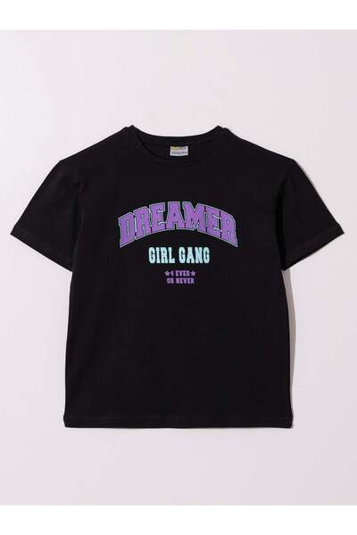 Mışıl Kids Тениска за момичета с принт  "Dreamer Girl Gang "