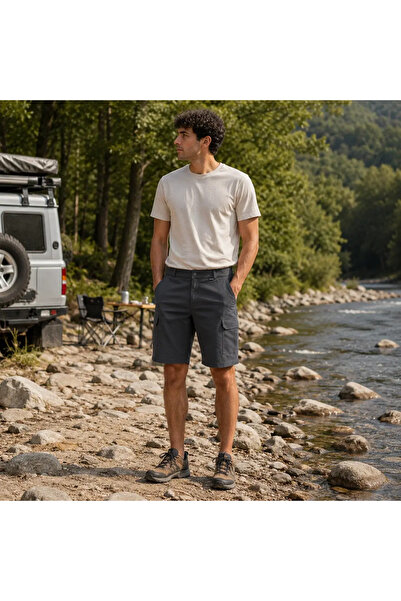 Champp Terrain Lite Men's Outdoor Shorts - Anthracite-S