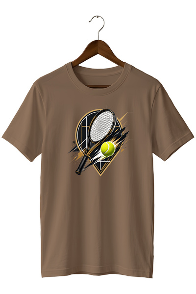 WİDİ Dynamic Tennis Printed T-Shirt Sports Court T-Shirt