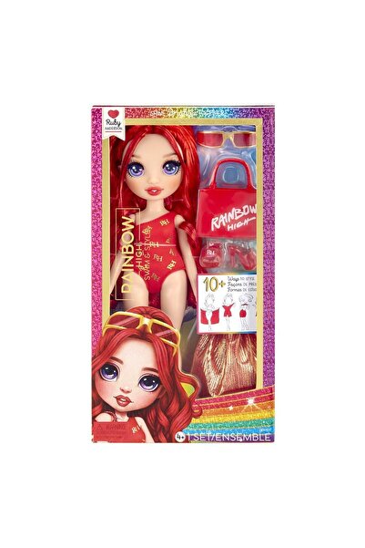 MGA Entertainment Κούκλα Rainbow High - Κόκκινη Κούκλα με Στυλ Κολύμβησης (50...