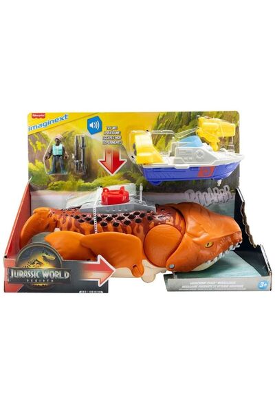 mattel Imaginext Jurassic World Αναγέννηση Η Κυνήγια του Μοσασαύρου (JFR23)