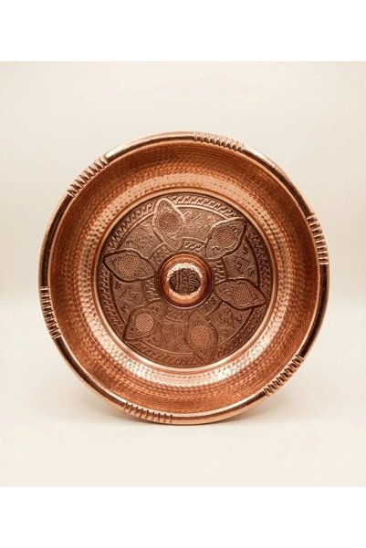 LPD Double Hammam Stone Copper Patterned Ottoman Faucet (Luxury, 100% Brass)