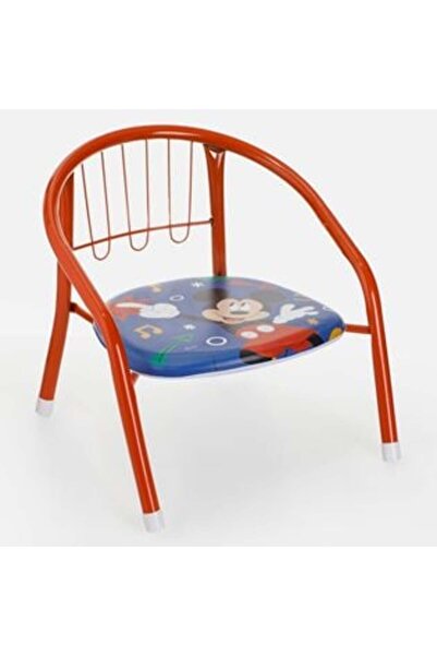 SHOPIENS Scaun metalic pentru copii Mickey Roșu 36 x 35 x 36 cm