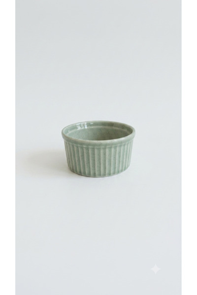 GULHANILE Porselen Moderna 6-Piece Soufflé Bowl Green