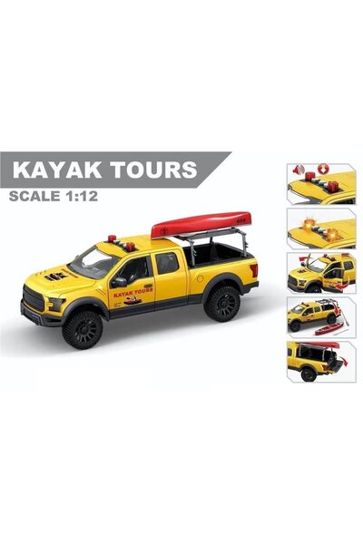 Blue Toys B/o Αγροτικό Όχημα Πικ-απ με Βάρκα με Φώτα και Ήχους (MKS651661)