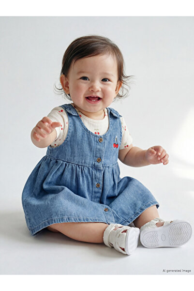LC Waikiki I Baby Girl Denim Dress and T-Shirt from Freezen Store