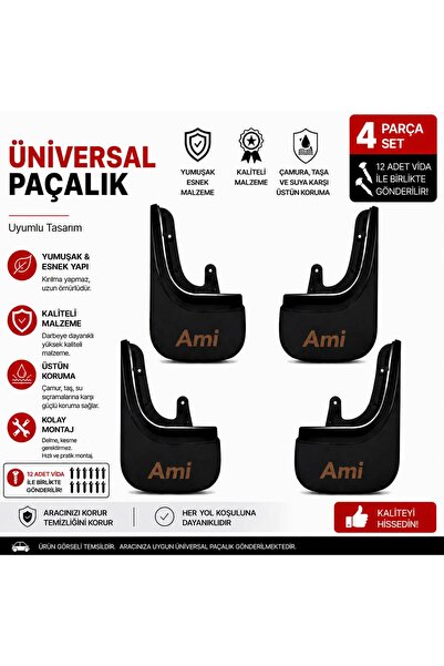 CarEste AMI UYUMLU 4 PARÇA PAÇALIK SETİ