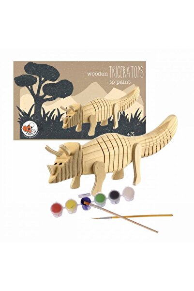 Egmont Toys Triceratops din lemn de pictat
