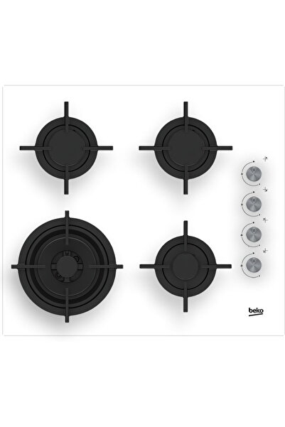 Beko HILW64122SW, Gaz, 4 zone de gatit, 60 cm, Alba