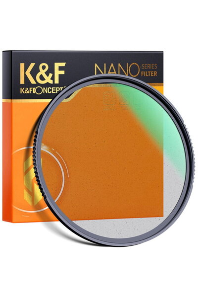 K&F CONCEPT Filtru magnetic Black Mist 1/2 Ultra Clear Nano-X cu adaptor 67mm...