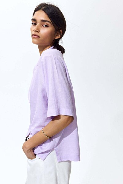 H&M Linen-blend resort shirt