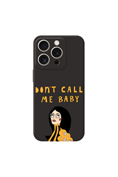 Other Apple Iphone 16 Pro Max Call me baby Black Colored Silicone TPU Θήκη