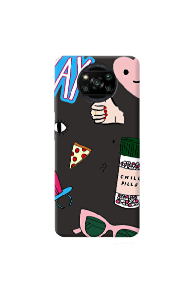Other Xiaomi Poco X3 /X3 Pro Chill Black Colored Silicone TPU Θήκη