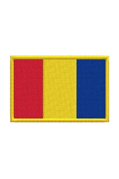 Ingift Patch brodat termoadeziv – Drapel România – Aplicare cu fierul de călc...