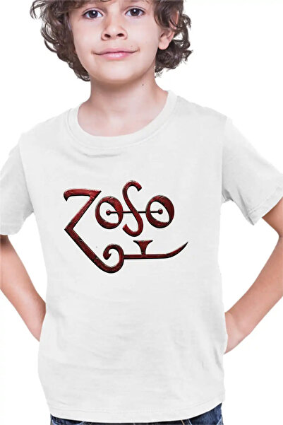 OEM Led Zeppelin Zoso Merch Kids Boys T-SHIRT Shirt