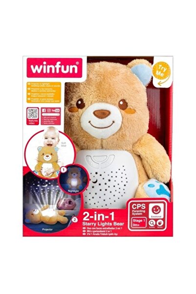 WINFUN 2-In-1 Starry Lights Bear