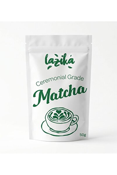 LAZİKA Seremoni Quality Plain Matcha (50g) - Carefully Crafted, Ceremonial Gr...