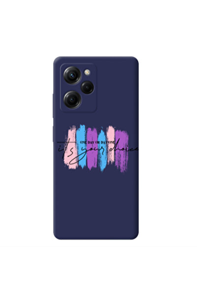Other Xiaomi Poco X5 Pro One Day Or Day One Dark blue Colored Silicone TPU Θήκη