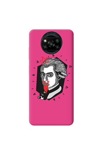 Other Xiaomi Poco X3 /X3 Pro Bearded Fuchsia Colored Silicone TPU Θήκη