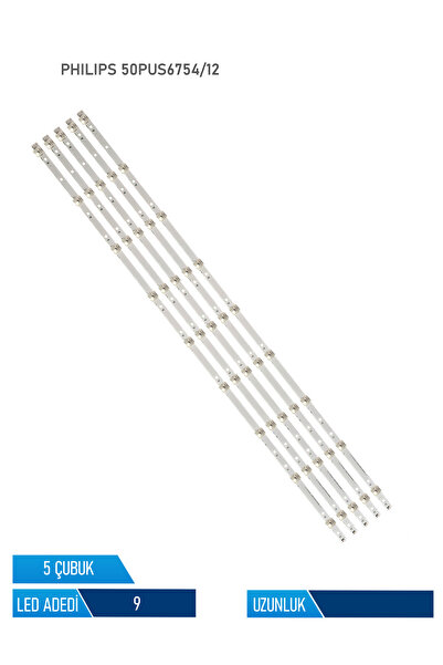 Philips 50PUS6754/12 5 Parca 50 inc Tv Led Bar