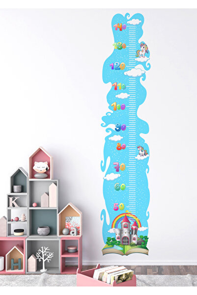 Ettycat Design Unicorn Dünyası Boy Ölçer Çocuk Odası Duvar Sticker