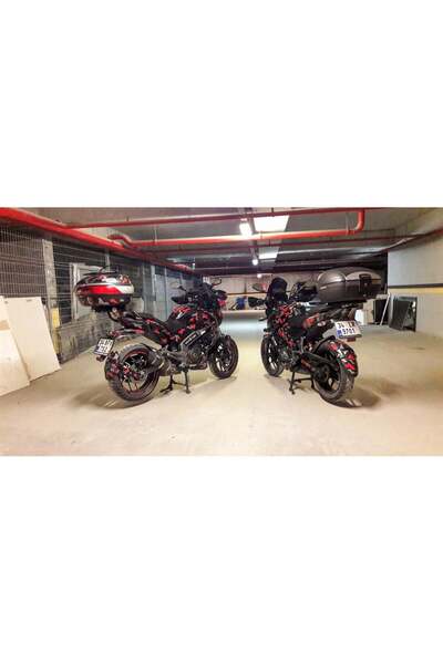 Motiker Bajaj Dominar 400 Kamuflaj Sticker Etiket Modeli