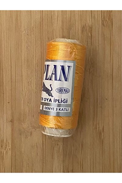 Kaplan Polyester Sewing Thread 3 Ply 25 Gr Yellow Color No;444