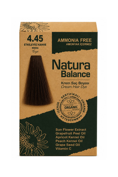NATURABALANCE Natura Balance Etkileyici Kahve 4.45 Krem Saç Boyası