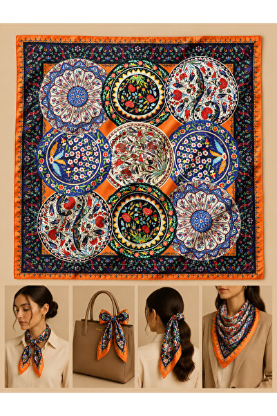 Bandana Γυναικείο φουλάρι με σχέδια (50x50)