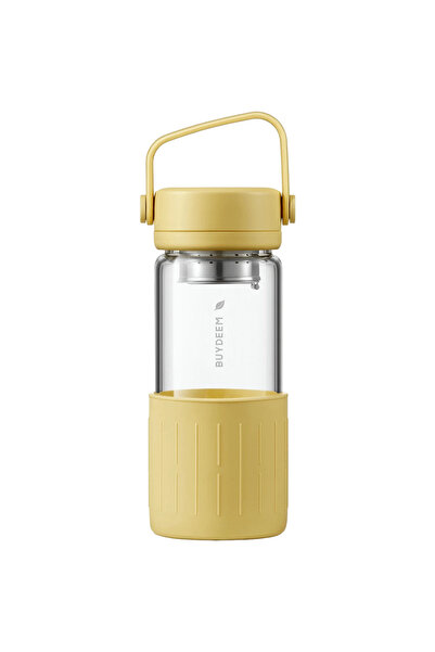 Other BUYDEEM Sticlă cu infuzor din sticlă de 300ml DG42, Galben moale