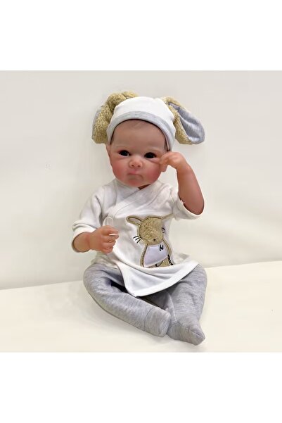 LunaDefano 45 cm Reborn Bebek Full Vinil Suya Girebilen Gerçekçi Bebek