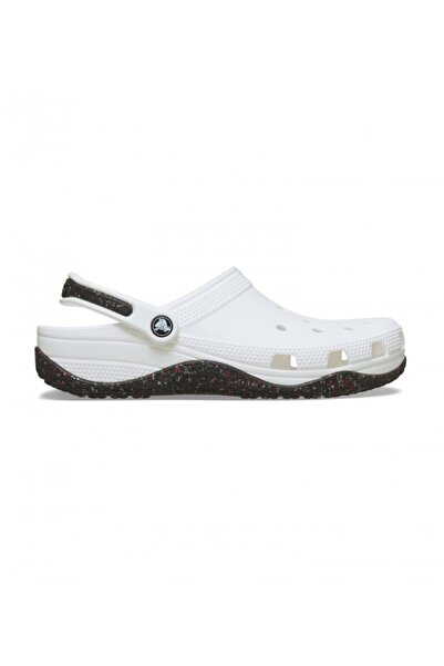 Crocs نعال بيضاء بتصميم مقاوم للماء وقابل للتنفس للجنسين