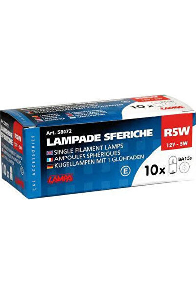 Lampa Λάμπες Αυτοκινήτου Μονού Νήματος R5W 12V 5W 10 τεμάχια