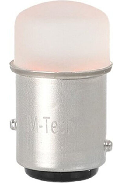 M-TECH Λάμπες Αυτοκινήτου P21/5W LED Κόκκινες 12V 5W 2 τεμάχια