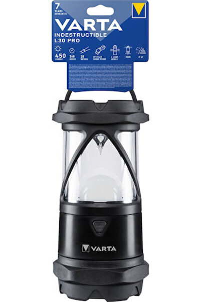 Varta Άφθαρτο Φανάρι Μπαταρίας LED L30 Pro για Κάμπινγκ, Αδιάβροχο με Φακό 45...