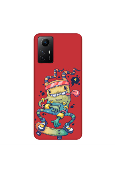 Other Xiaomi Redmi Note 12s Dangerous task Red Colored Silicone TPU Θήκη