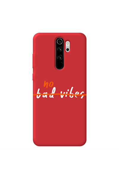 Other Xiaomi Redmi Note 8 Pro No bad vibes 2 Red Colored Silicone TPU Θήκη