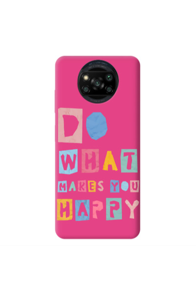 Other Xiaomi Poco X3 /X3 Pro Do What Makes Fuchsia Colored Silicone TPU Θήκη