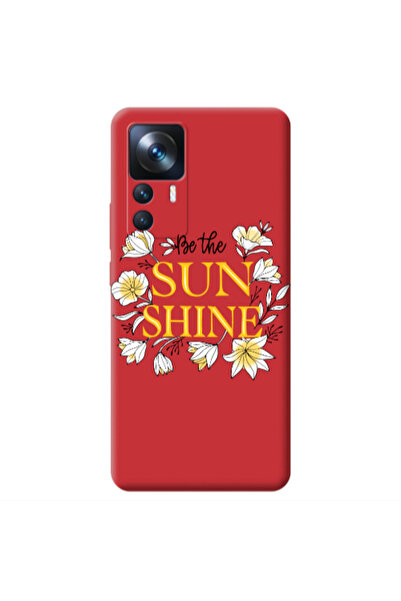 Other Xiaomi Mi 12T Sun Shine Red Colored Silicone TPU Θήκη