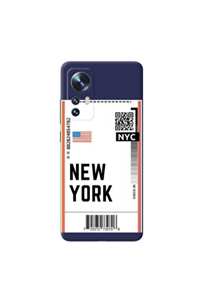 Other Xiaomi Mi 12 Pro New York NYC Dark blue Colored Silicone TPU Θήκη